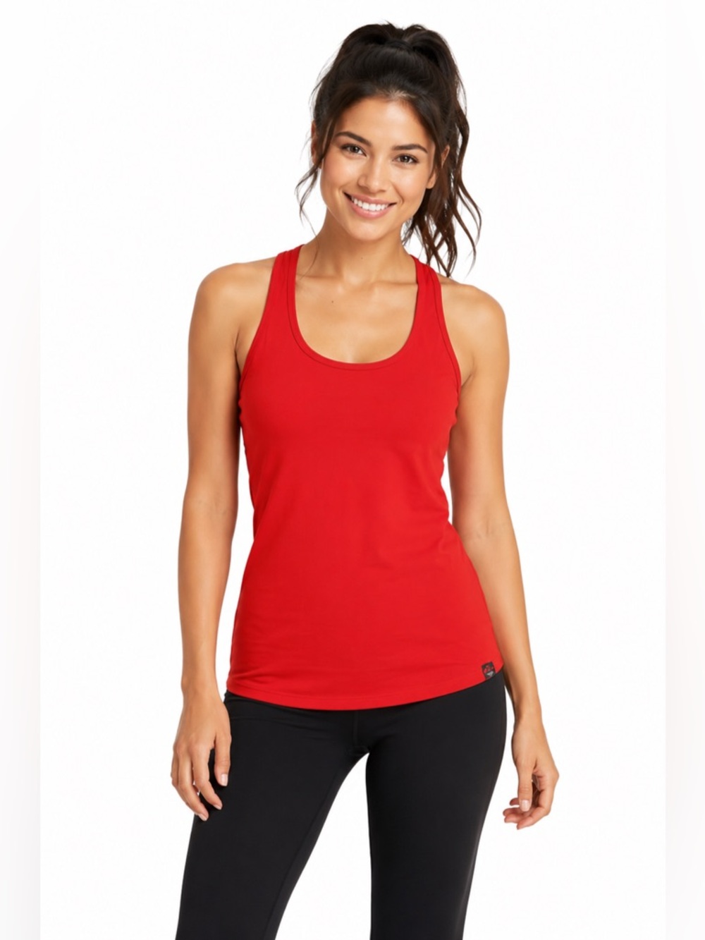 Patagonia Capilene Cool Lightweight Racerback Tank Red Small Running Hiking